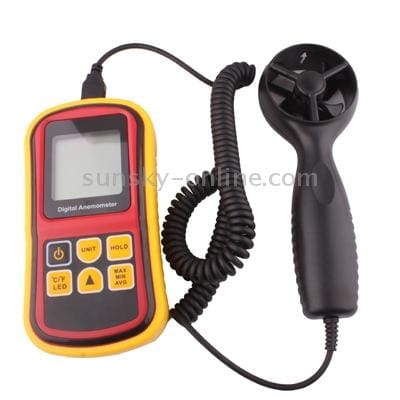 Digital Anemometer (Red)