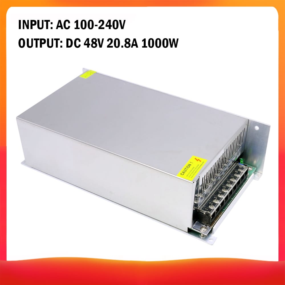 AC 100-240V to DC 48V 20.8A 1000W Voltage Transformer - DC 48V 20.8A 1000W