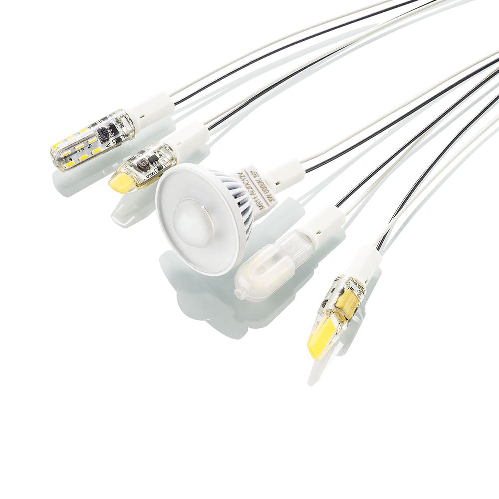 10Pcs G4 Base G4 Socket Holder Ceramic Head Wire Special