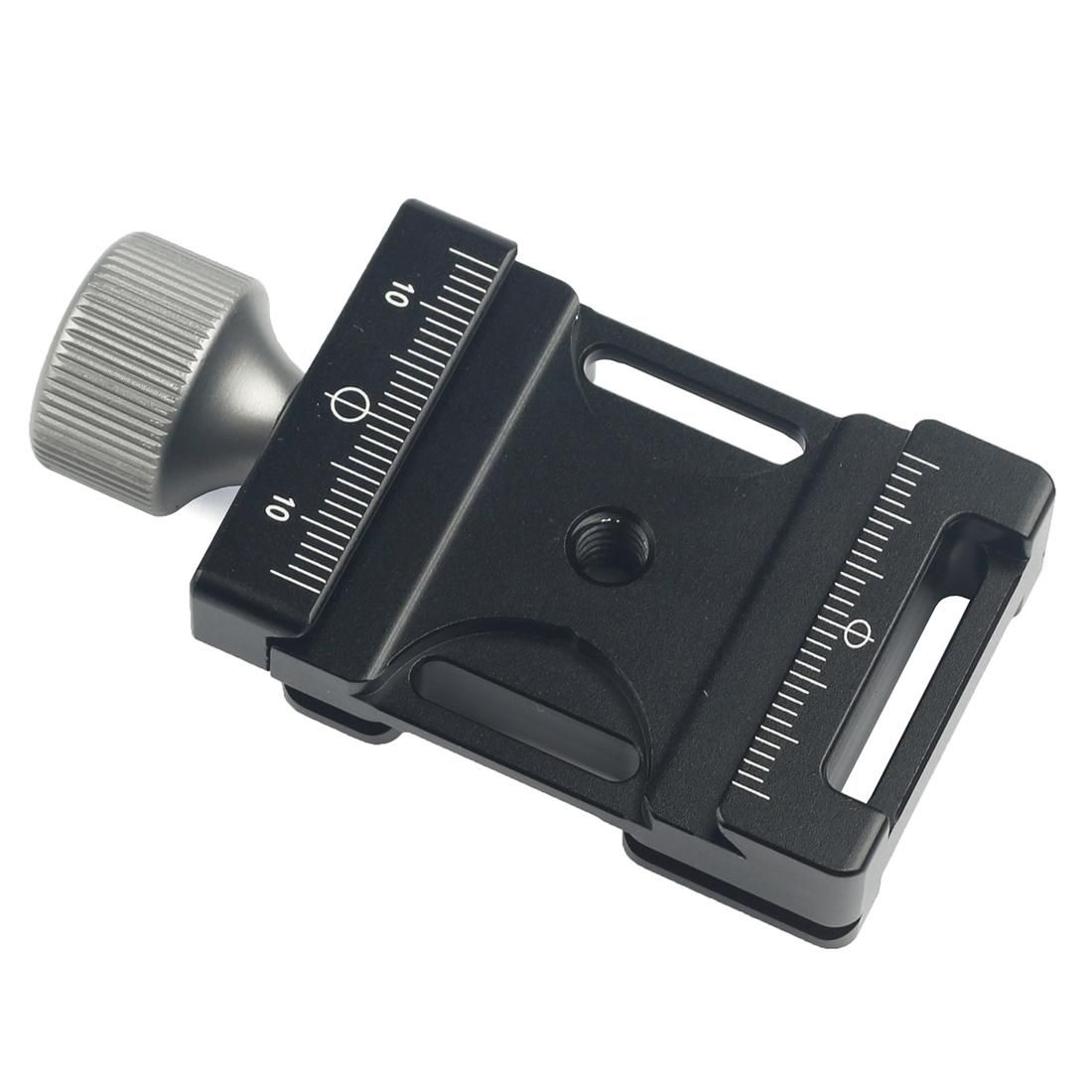 Q380 Arca Swiss Quick Release Clamp Adapter Plate Mount (Black)