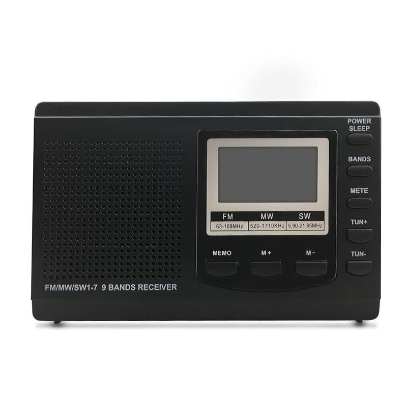 HRD-310 Portable FM AM SW Full Band Digital Demodulation Radio (Grey)