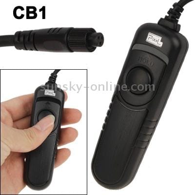 Pixel RC-201/CB1 Remote Switch Shutter Release Cord for Olympus E1,E3,E10,E20,E30 (Black)
