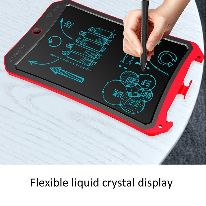 WP9309 8.5 inch LCD Monochrome Screen Writing Tablet Handwriting Drawing Sketching Graffiti Scribble Doodle Board for Home Office Writing Drawing (Orange)