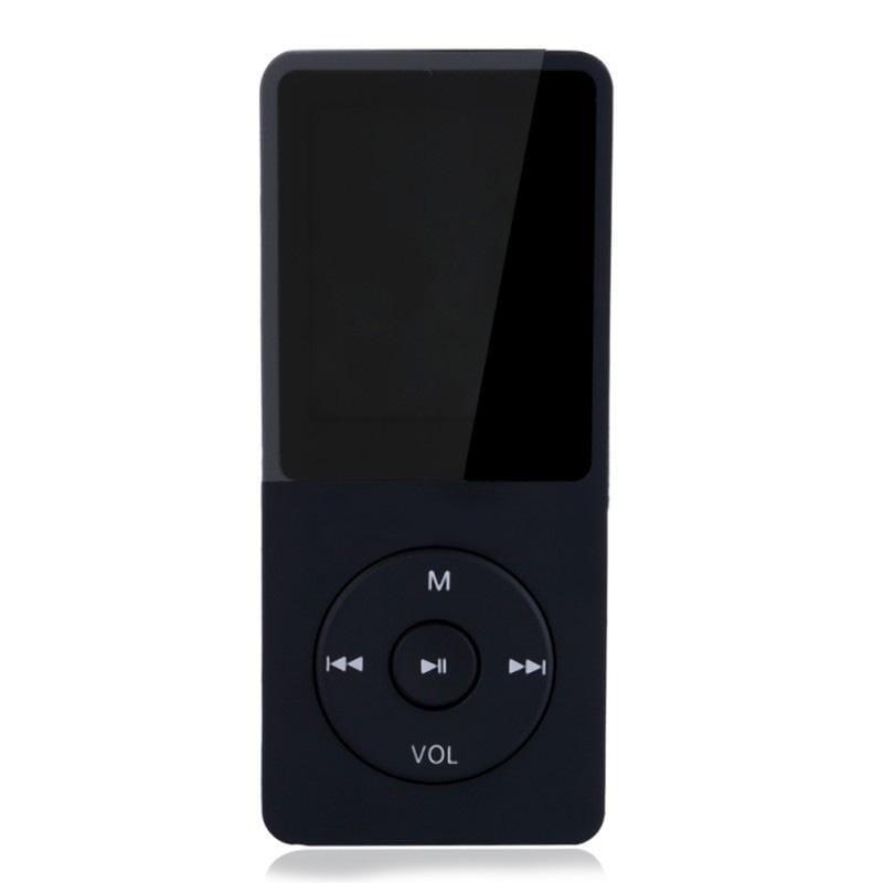 Fashion Portable LCD Screen FM Radio Video Games Movie MP3 MP4 Player Mini Walkman, Memory Capacity:8GB (Black)