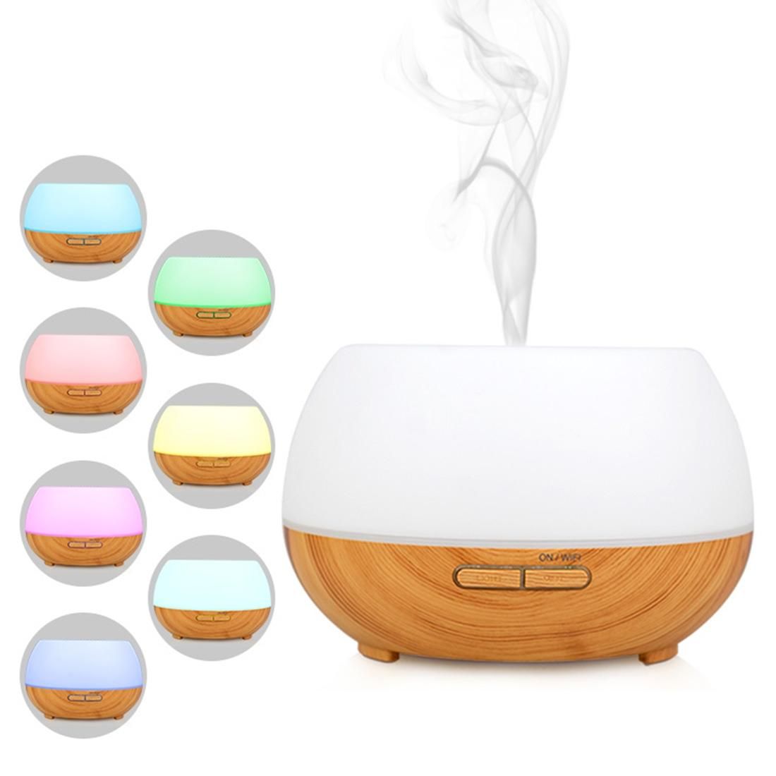 DT-1520YN 300ml Smart Wi-Fi Ultrasonic Aroma Diffuser Cool Mist Humidifier APP Remote Control Voice Control with Colorful LED Light and Auto Shut-off