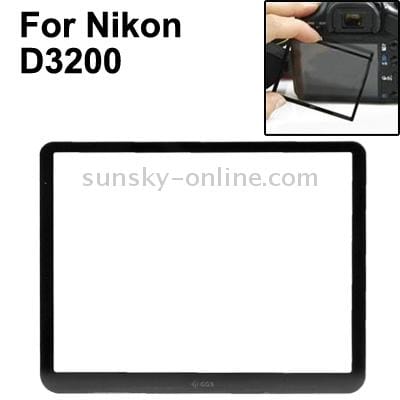 Pro Optical Glass LCD Screen Protector for Nikon D3200 (Black)