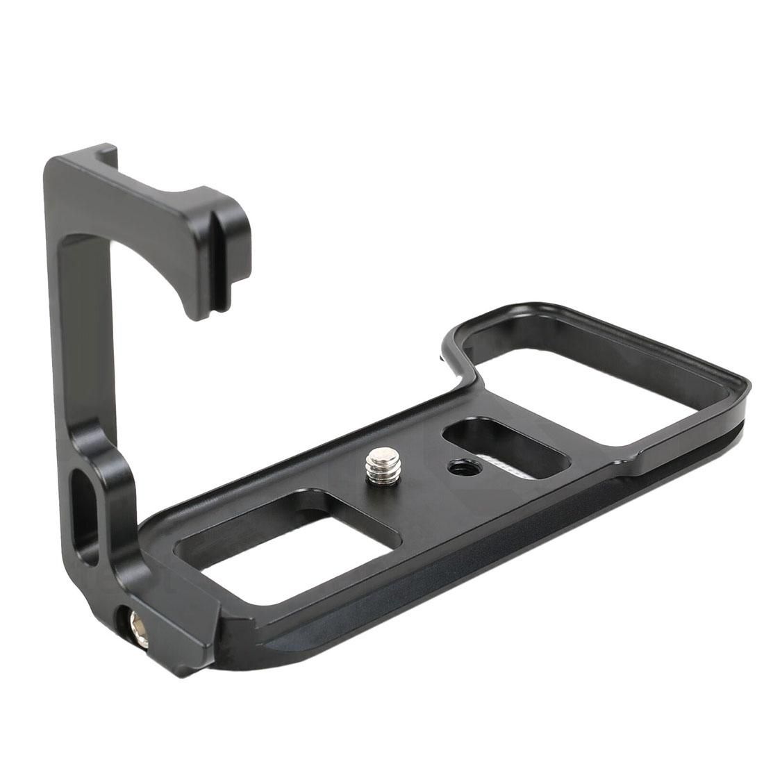 FITTEST LB-A9 Vertical Shoot Quick Release L Plate Bracket Base Holder for Sony ILCE-9 / ILCE-7M3 (Black)