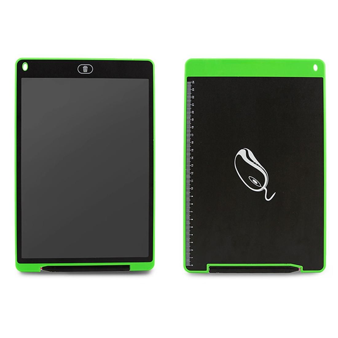 CHUYI 12 inch LCD Writing Tablet High Brightness Handwriting Drawing Sketching Graffiti Scribble Doodle Board eWriter for Home Office Writing Drawing (Green)