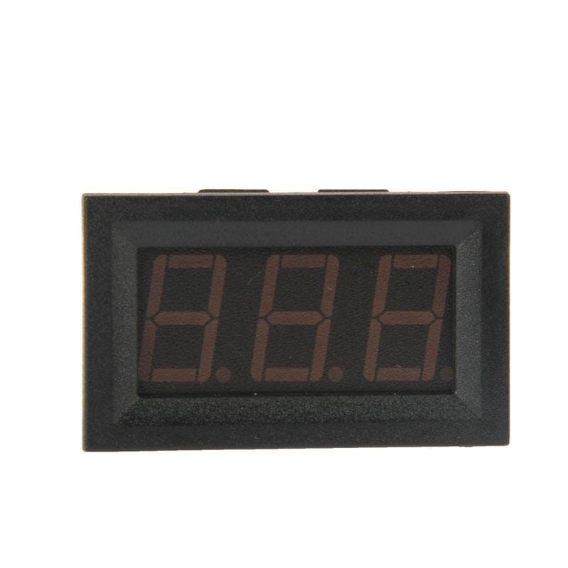 V27D-T1 3.2V-30V LED Digital Display Voltmeter (Black)