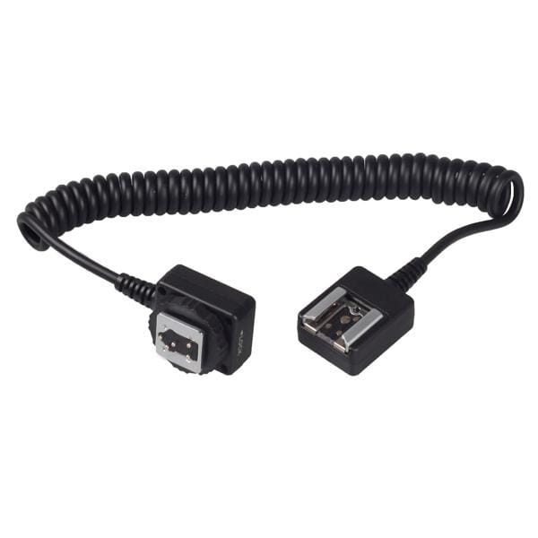 SC-41 TTL Off-Camera Flash Sync Coiled Cord for Olympus PEN E-P1 / E-P2 / E-620 / E-550 / E-520 / E-510 / E-450 / E-420 / E-410 / E-400 / E-100 / SP-510UZ / 550UZ, Length: 30cm , Black (Black)