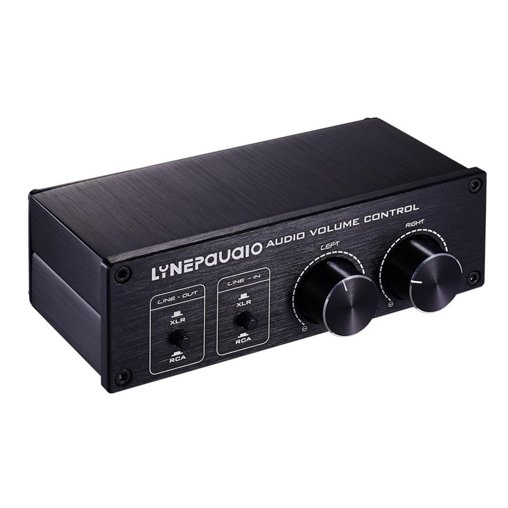 2 In and 2 Out Switcher Volume Controller, RCA signal switches to XLR balanced signal and no need for power supply
