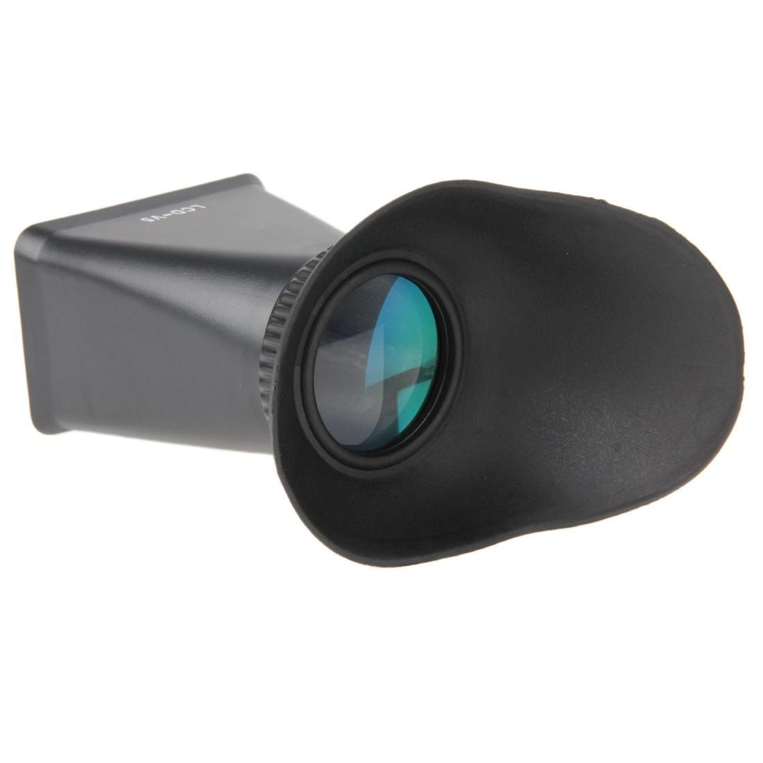 V5 2.8X 3.0 inch 4:3 LCD Magnifier Extender Hood EyeCup Viewfinder for Nikon J1 / V1 (Black)