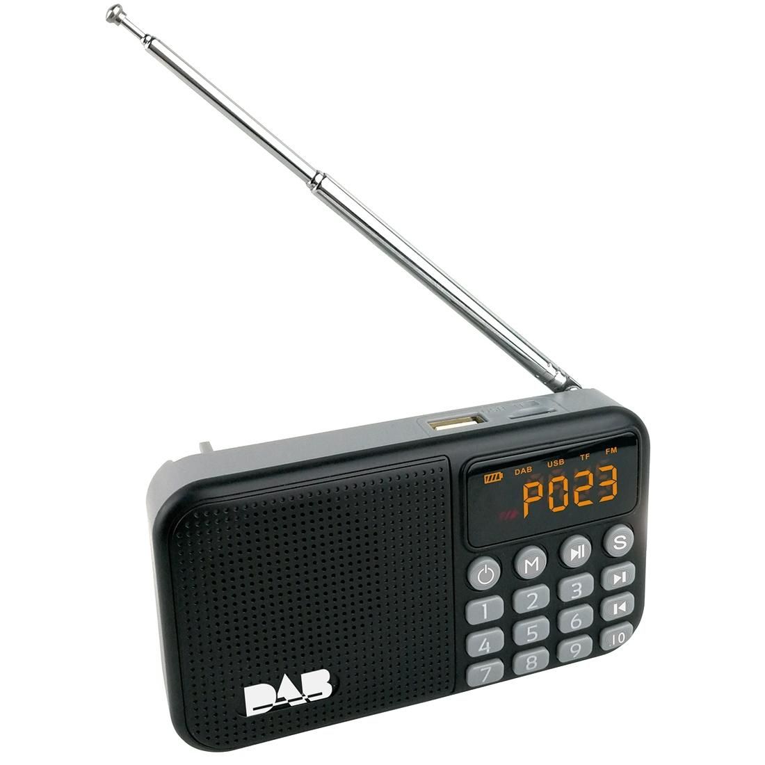DAB-P8 Portable Multifunctional DAB Digital Radio, Support Bluetooth, MP3