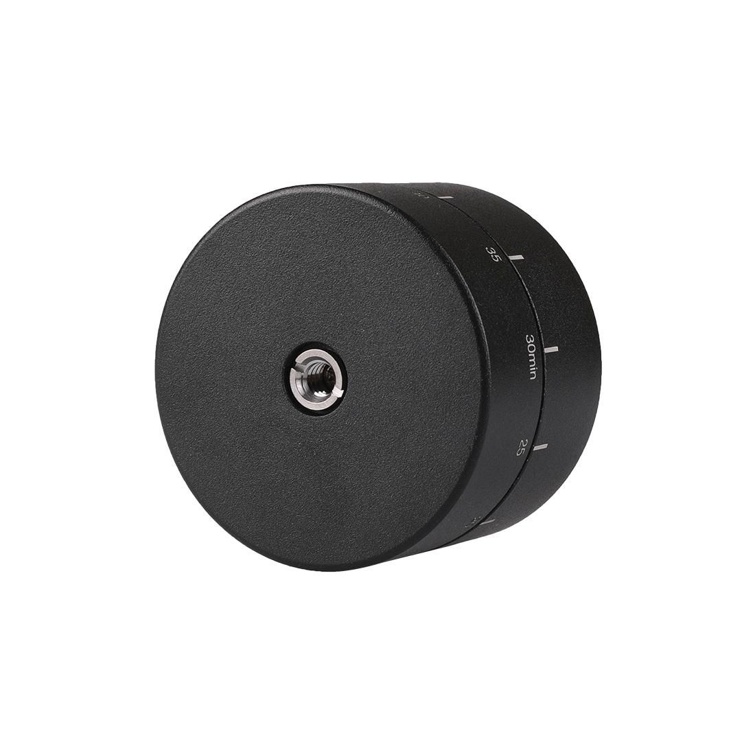 360 Degree Auto Rotation 60 Minutes Time Lapse Stabilizer Tripod Head Adapter for GoPro (Black)