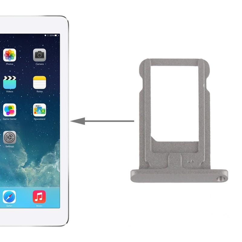 Original SIM Card Tray Holder for iPad Air (White)