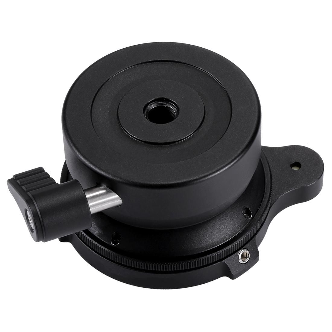 PULUZ 3/8 inch Thread Dome Professional Tripod Leveling Head Base with Bubble Level