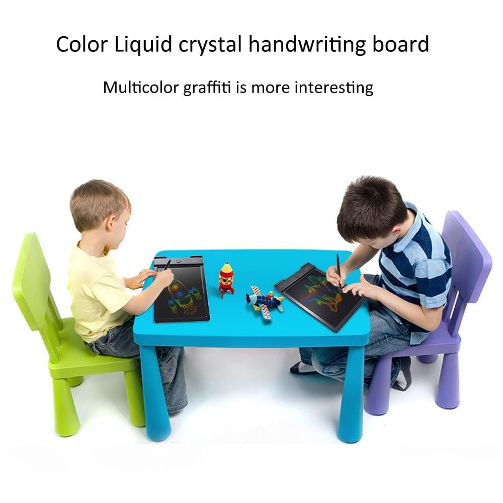 WP9310 9 inch LCD Color Screen Writing Tablet Handwriting Drawing Sketching Graffiti Scribble Doodle Board for Home Office Writing Drawing (Black)