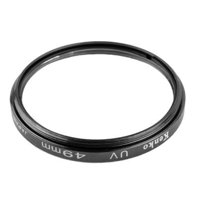 49mm SLR Camera UV Filter (Black)