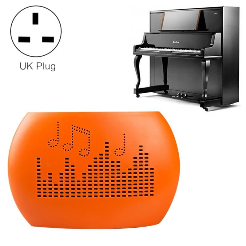 INVITOP Mini Portable Piano Musical Instrument Moisture-proof Dehumidifier Wardrobe Kitchen Shoe Cabinet Automatic Moisture Absorber, UK Plug (Orange)
