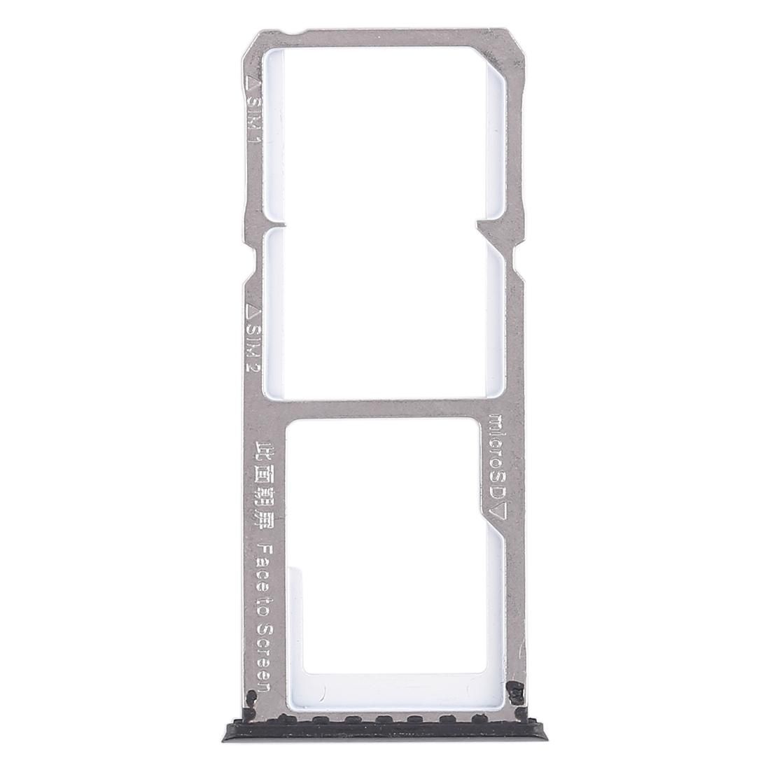 2 x SIM Card Tray + Micro SD Card Tray for OPPO A83 (Blue)