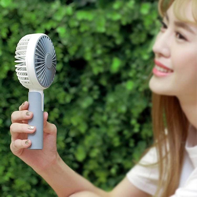 XO MF02 Multi-function Portable Aromatherapy Electric Handheld Fan, with 3 Speed Control (Blue)