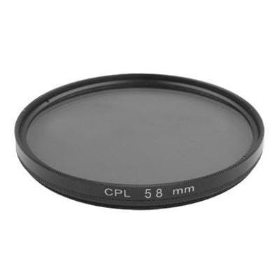 58mm Camera CPL Filter Lens (Black)
