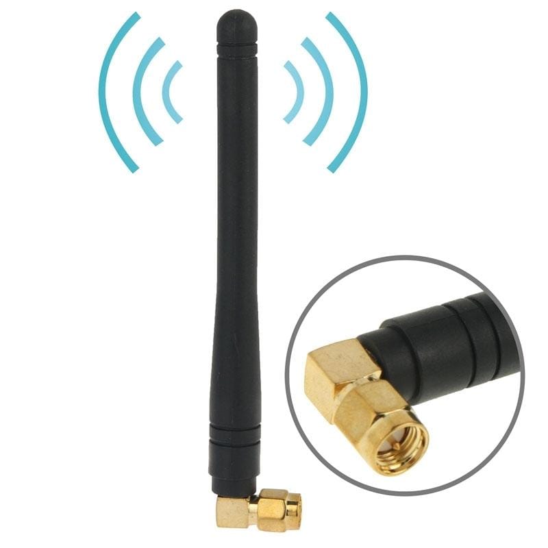 High Quality 3dBi SMA Male 435MHz Antenna (Black)