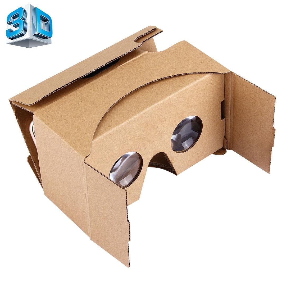 DIY Cardboard 2.0 Virtual Reality VR Glasses 3D Video Glasses for 4 to 6 inch Smartphones