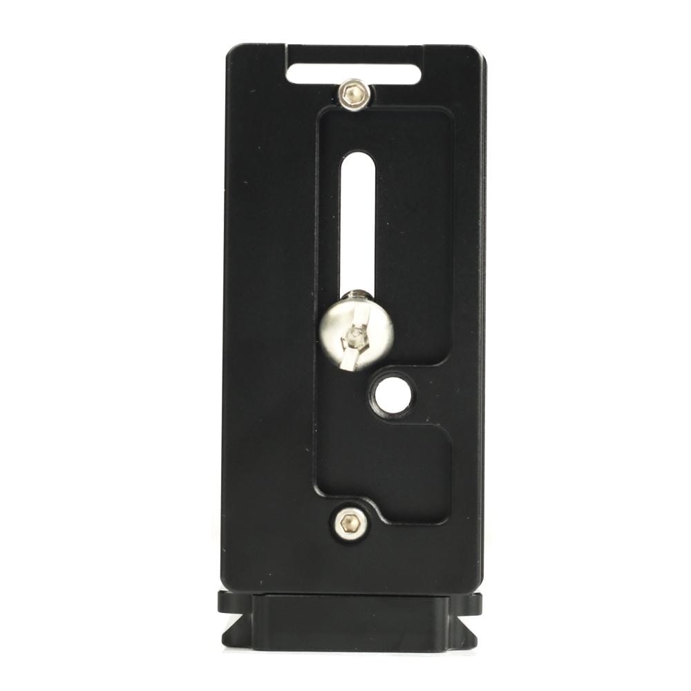 1/4 inch Vertical Shoot Quick Release L Plate Bracket Base Holder for Sony A6300 (Black)
