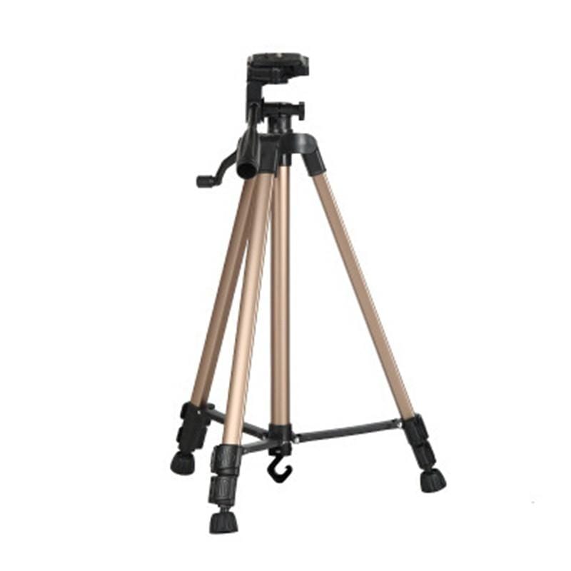 Portable Phone Live Selfie 3366 Tripod Stand DV SLR Camera Self-timer Full Light Bracket (Gold)