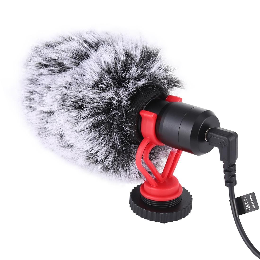 PULUZ Professional Interview Condenser Video Shotgun Microphone with 3.5mm Audio Cable for DSLR & DV Camcorder