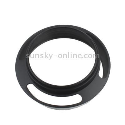 43mm Metal Vented Lens Hood for Leica (Black)