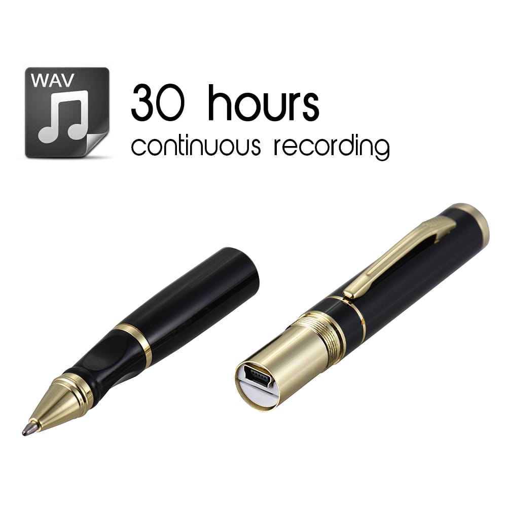 Voice Recorder Pen 8GB USB Disk Audio Dictaphone - 16GB