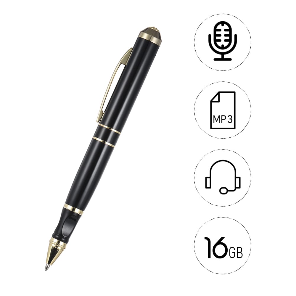 Voice Recorder Pen 8GB USB Disk Audio Dictaphone - 16GB