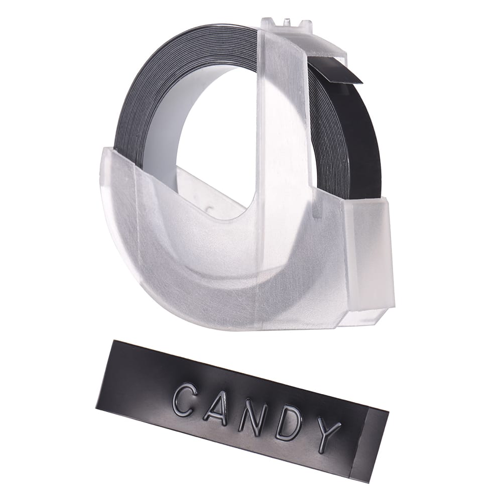 3D Plastic Embossing Label Tape Refill for DYMO 12965 1610 - 1 Roll