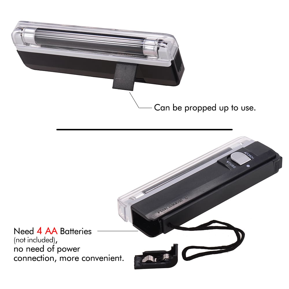 2-in-1 Portable Mini Money Detector Counterfeit Cash