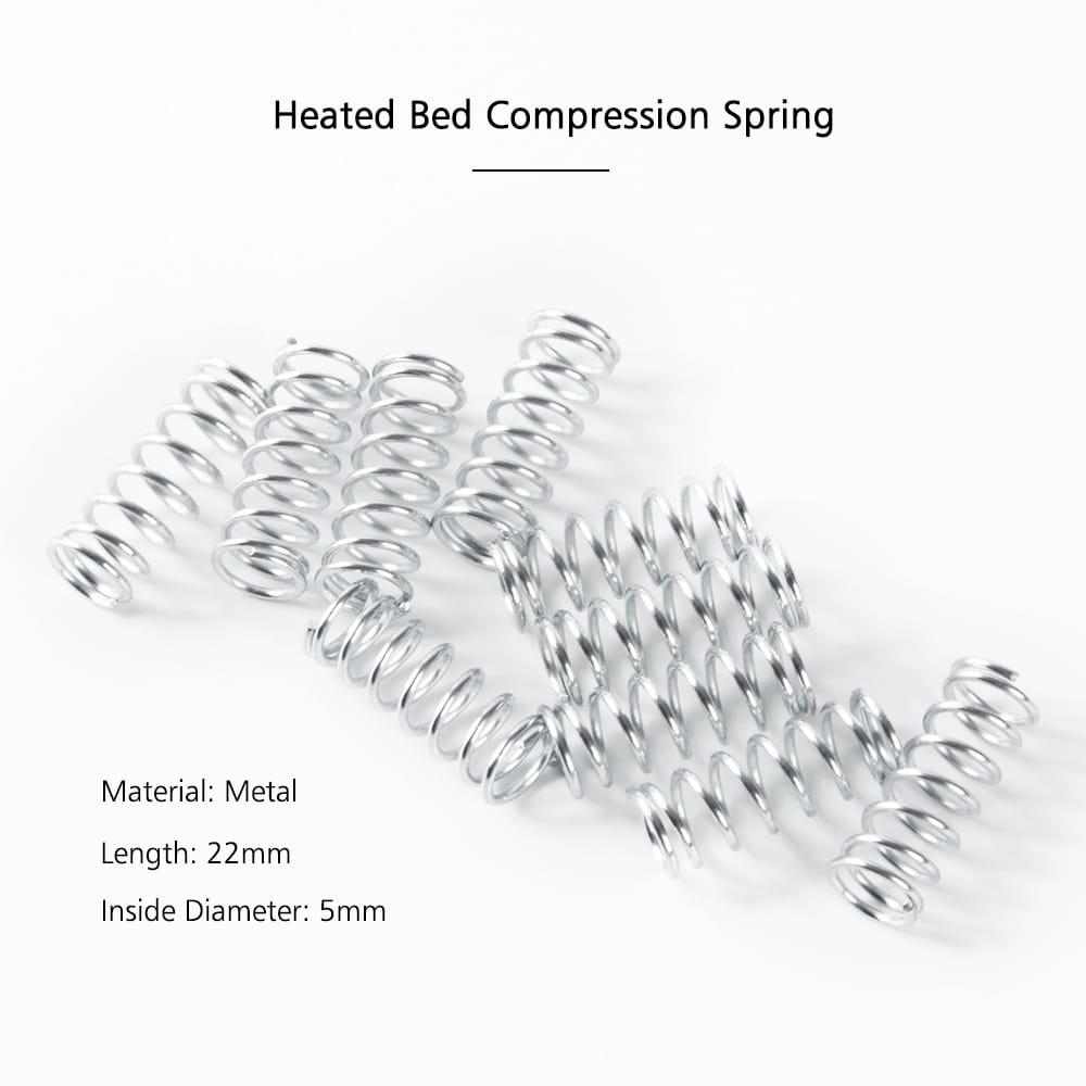 Creality 3D Heated Bed Compression Spring Light Load - 10pcs