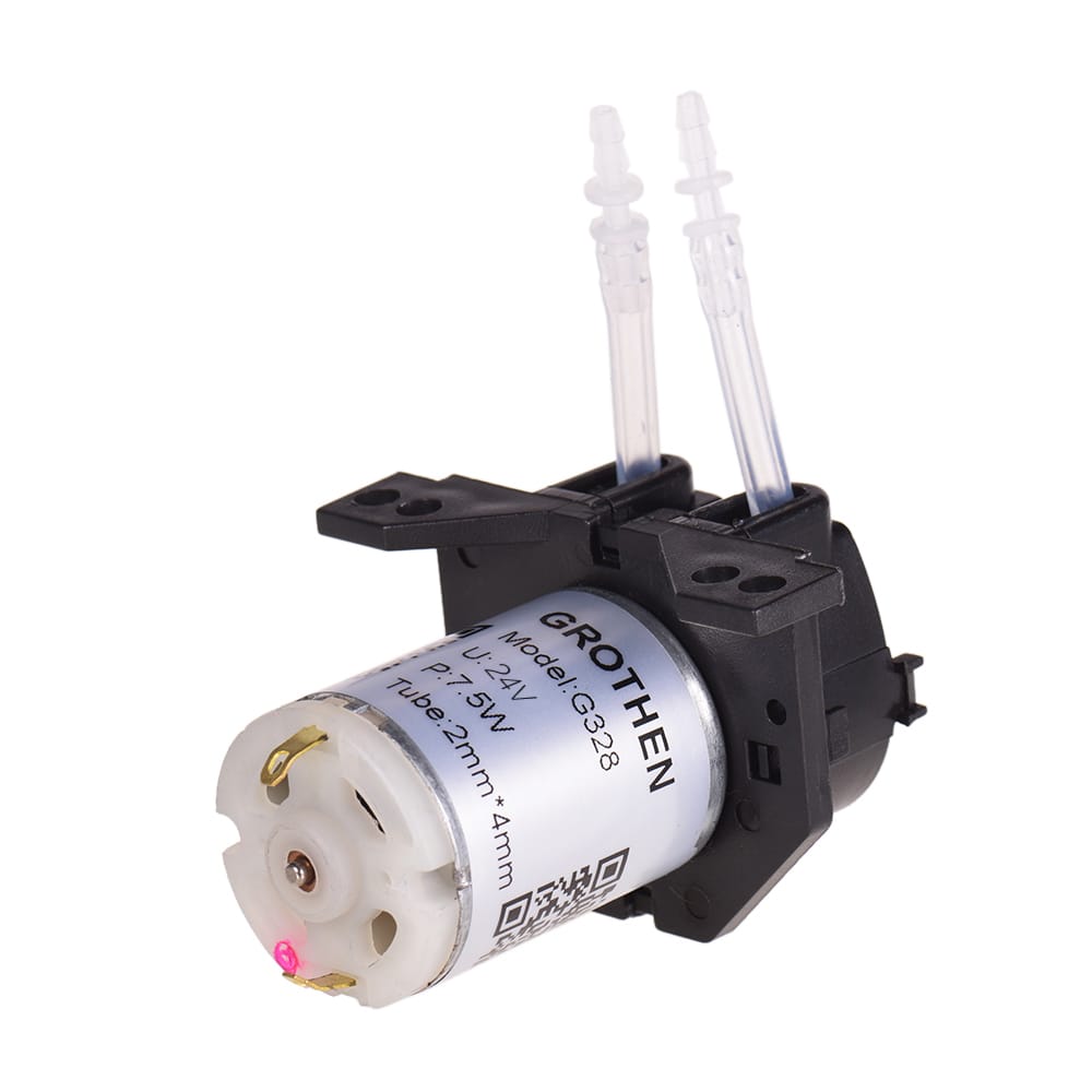 GROTHEN DC 24V Dosing Pump Peristaltic Pump Mini Water - 2mmX4mm