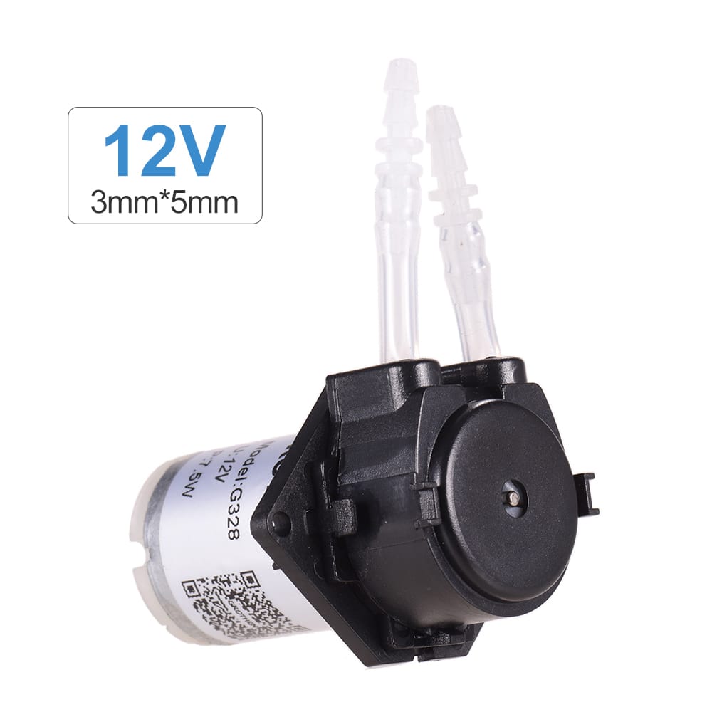 GROTHEN DC 12V Dosing Pump Peristaltic Pump Mini Water - 3mmX5mm