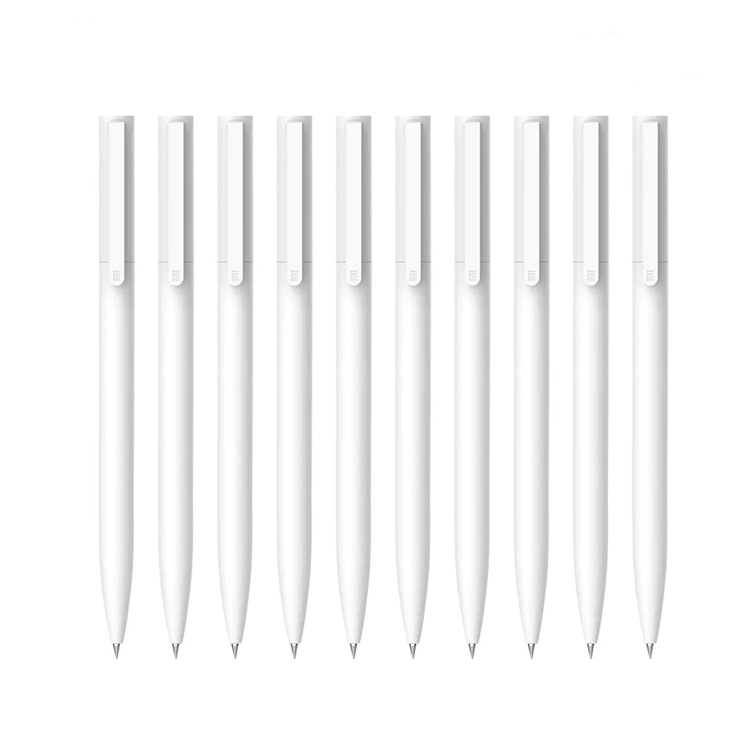 Xiaomi Retractable Gel Pens 0.5mm Black Ink Neutral Pen Gel - 10pcs