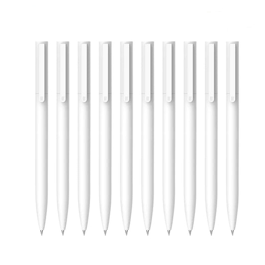 Xiaomi Retractable Gel Pens 0.5mm Black Ink Neutral Pen Gel - 10pcs