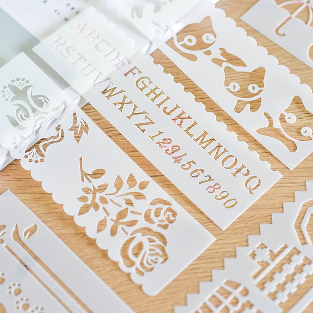 Multi-functional Drawing Stencils Straight & Wavy Lines - Animal