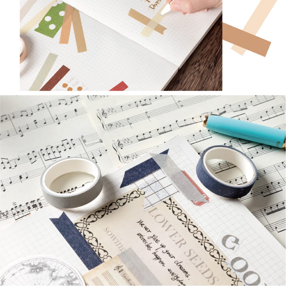 Sweet Dream Series Washi Japanese Paper Tape Scrapbooking - Antibes Breakfast