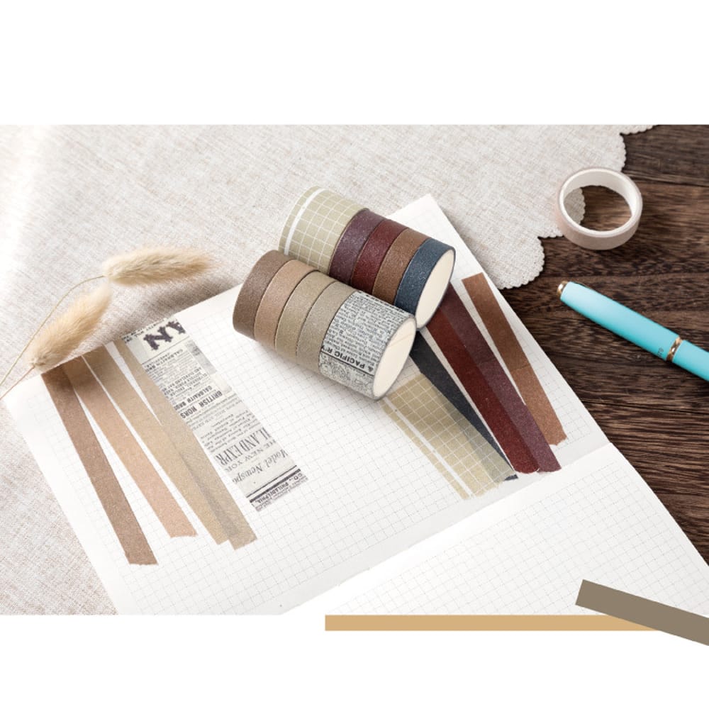 Sweet Dream Series Washi Japanese Paper Tape Scrapbooking - Retro Impression