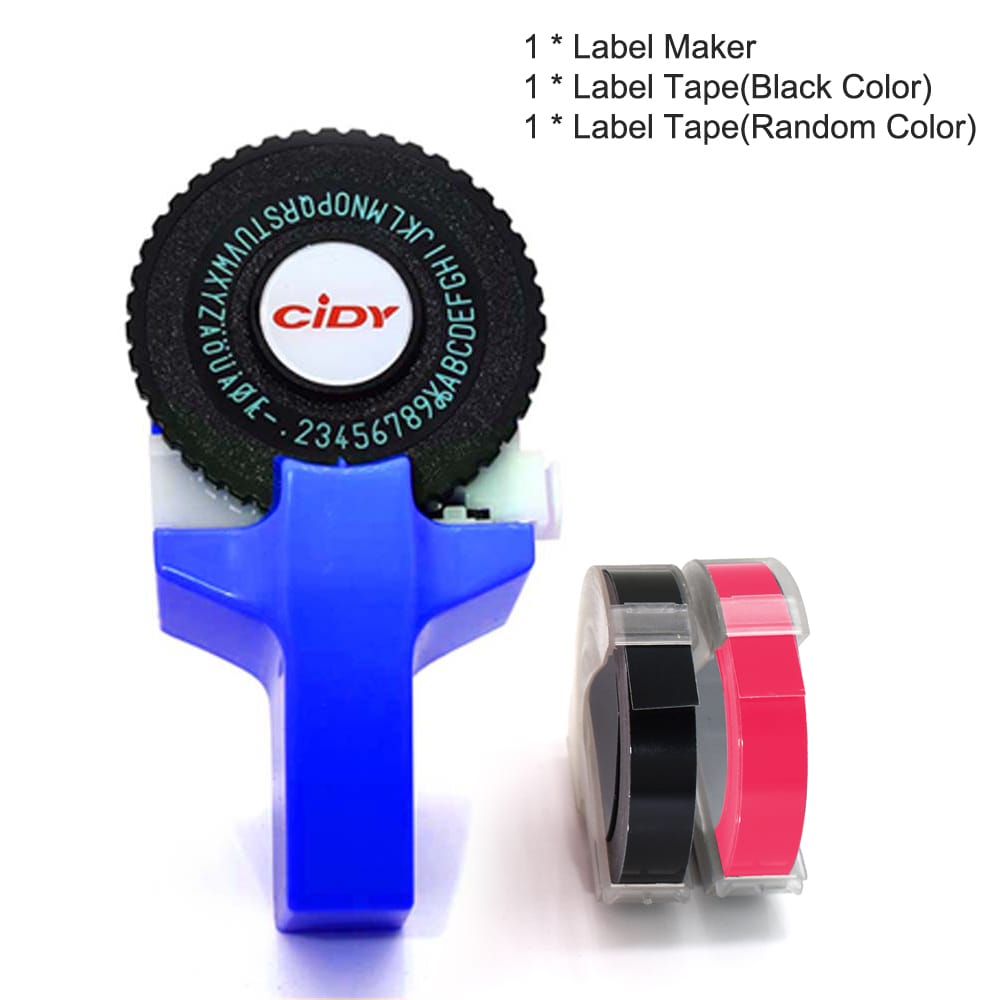 Mini Portable Manual Label Maker DIY 3D Embossing Label