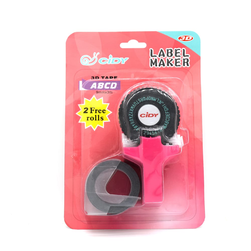 Mini Portable Manual Label Maker DIY 3D Embossing Label