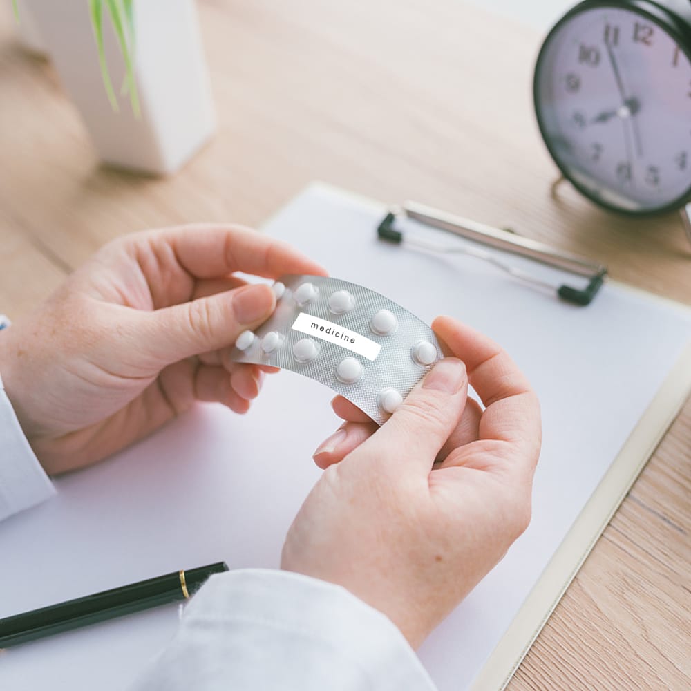 9mm Label Tape Compatible Tape Cartridge Ribbon Replacement - 9mm Black on White