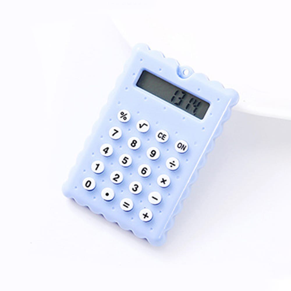 Mini Cute Calculator Pocket Size 8 Digits Display Portable - Regular