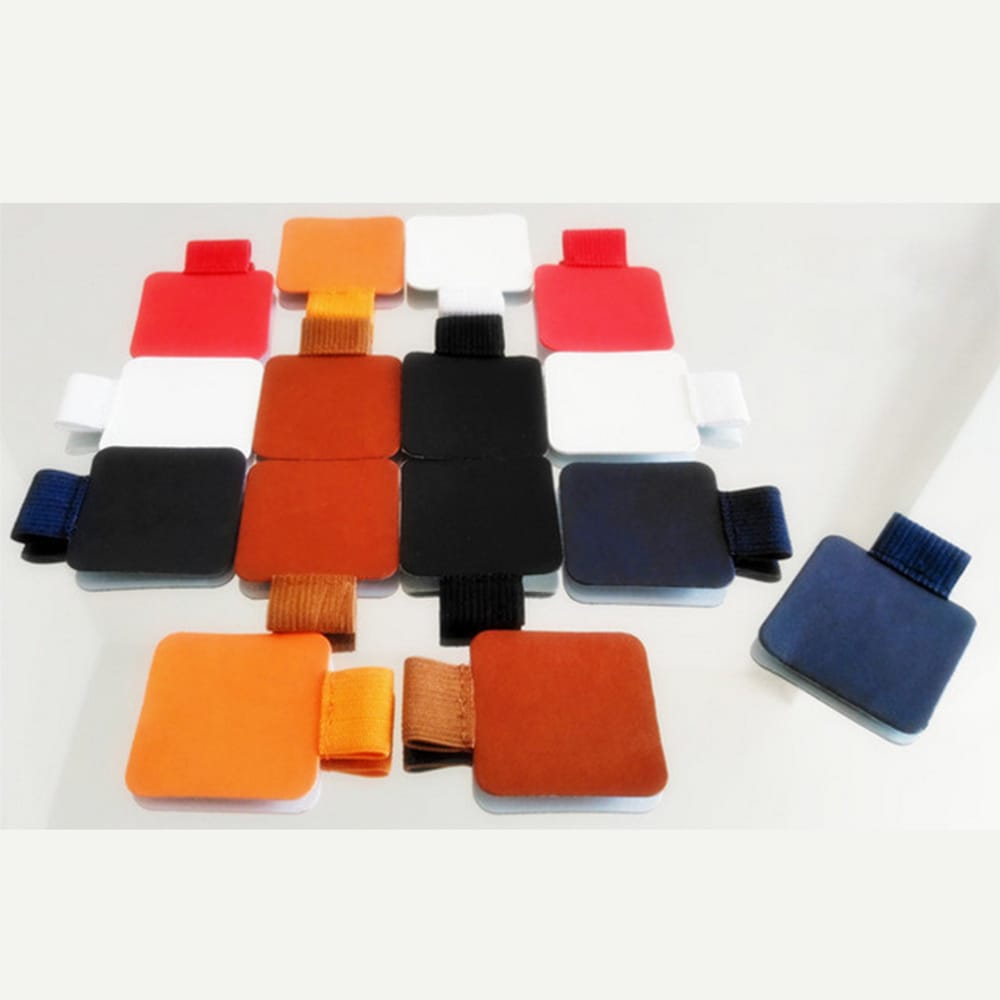 Self-adhesive Leather Pen Holder Pencil Elastic Loop Pen