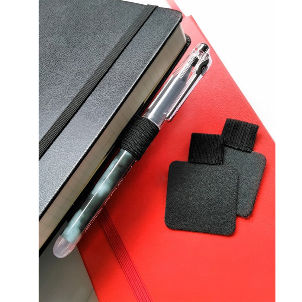 Self-adhesive Leather Pen Holder Pencil Elastic Loop Pen